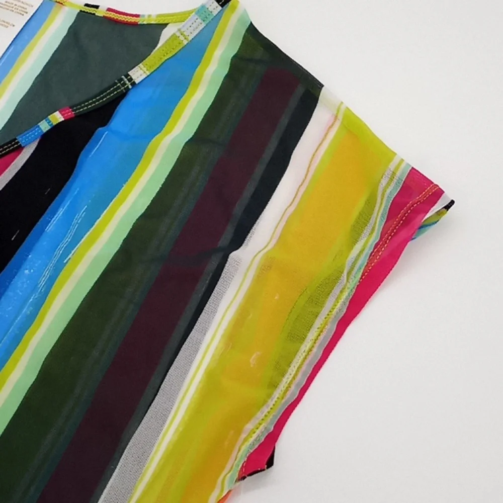 Anne Cole multicolor stripe